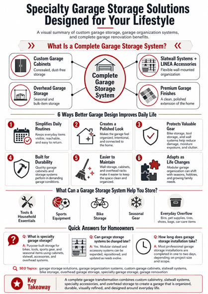 Specialty Garage Storage Solutions Designed for Your Lifestyle