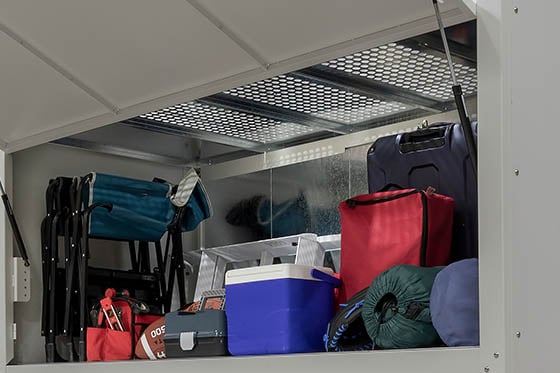88 cubic feet of storage space - The Parking Locker