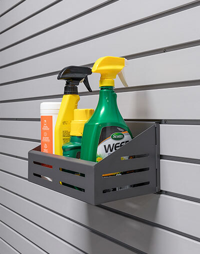 Medium Metal Floating Tray - Garage Living