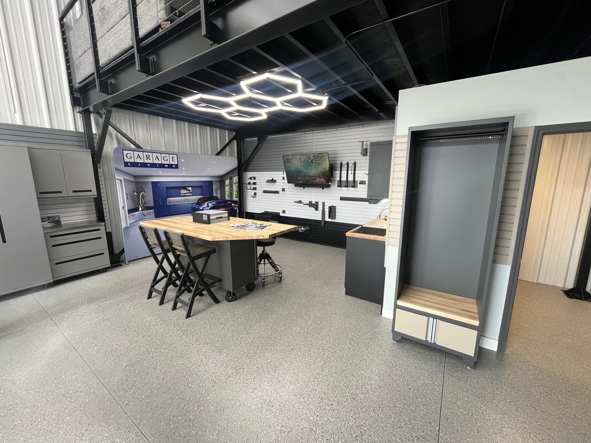 Birmingham showroom prime flooring Garage Living