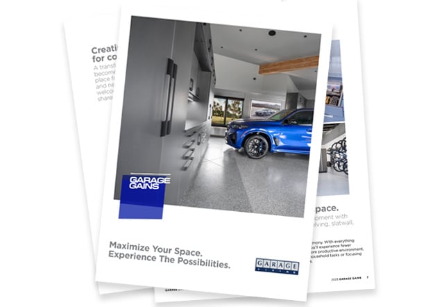 Download 'Garage Gains: A guide to transforming your space' for expert insights on creating an organized, functional, and inspiring garage.