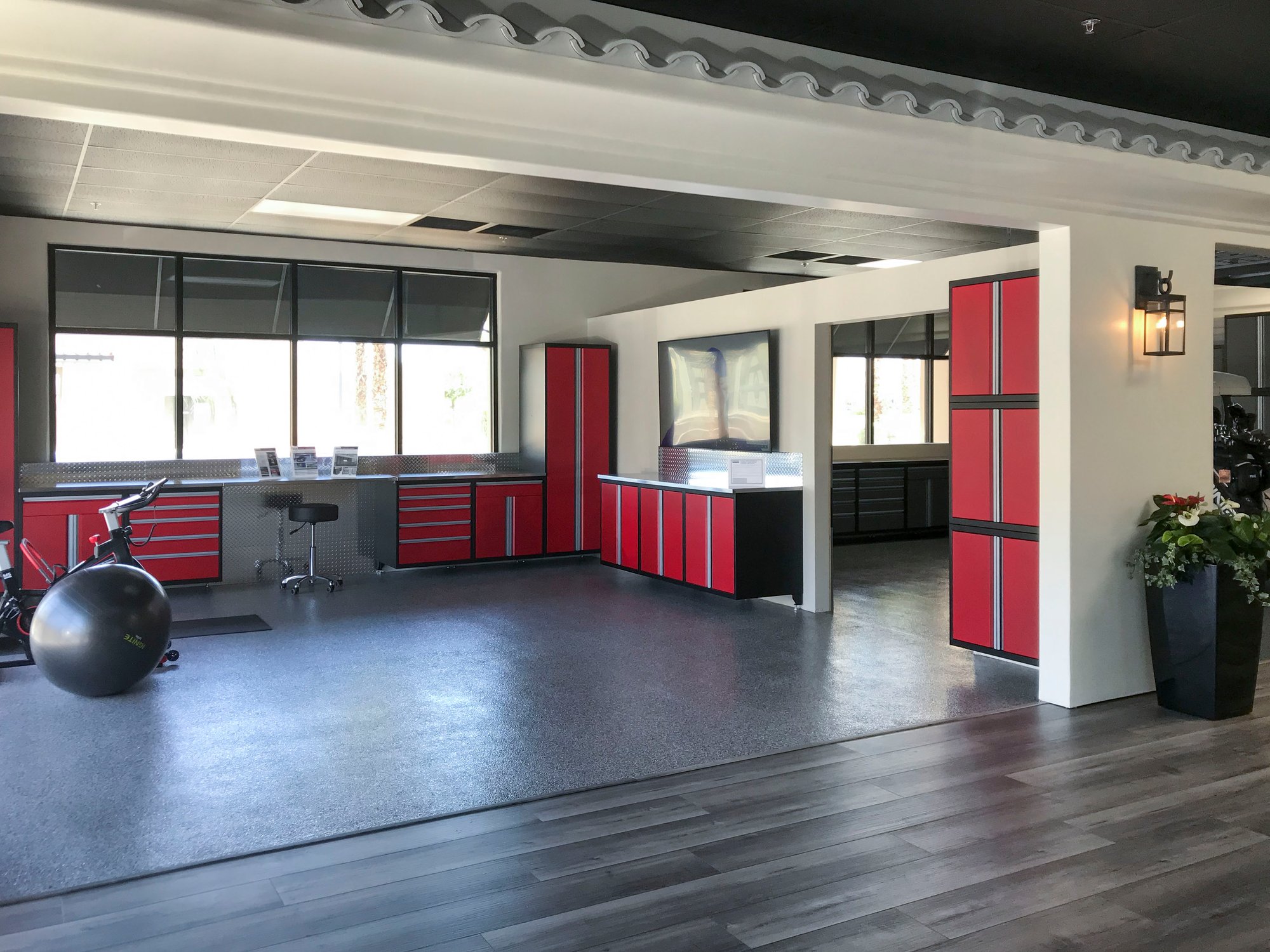 Garage Living Palm Springs cabinetry options