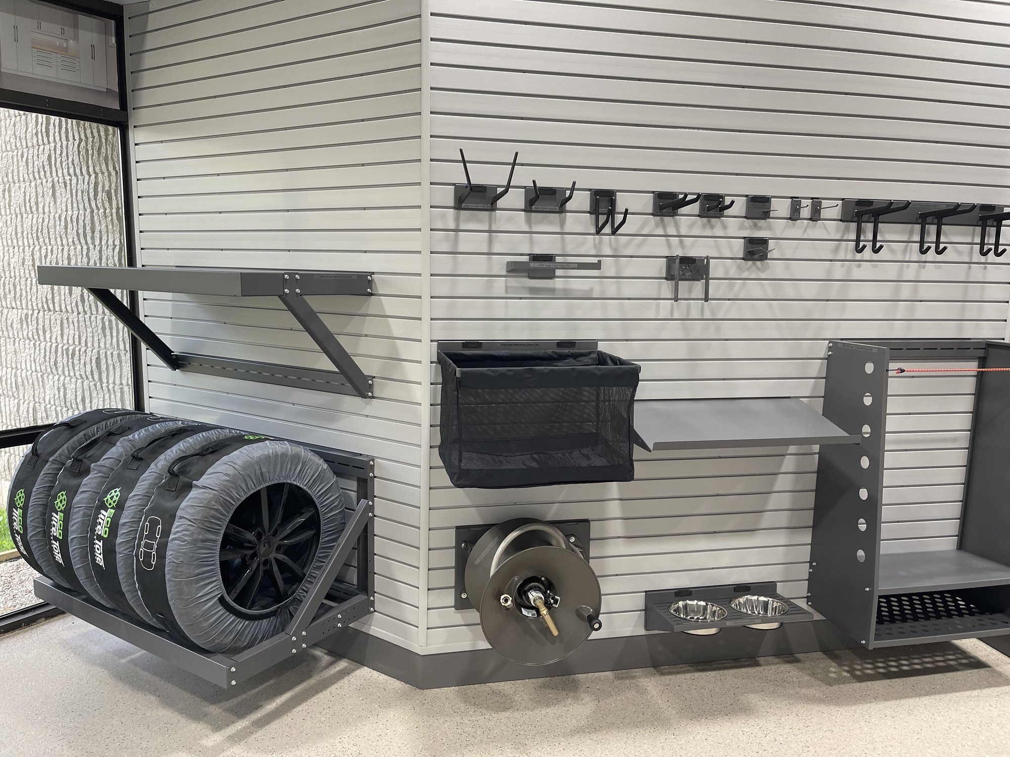 Garage Living London Showroom - LINEA accessories