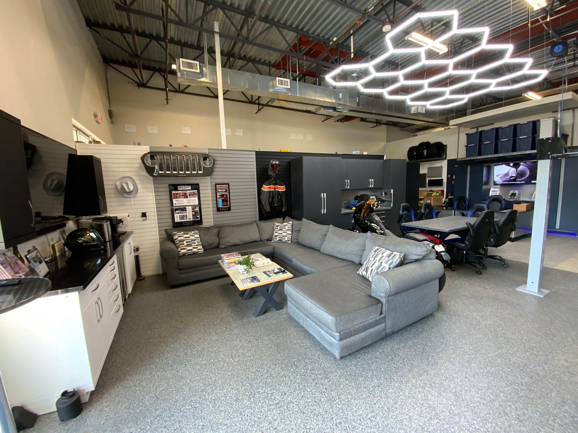 Garage Living New Jersey Showroom - Living room