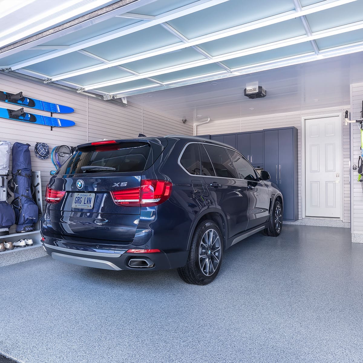 Harbor Blue Garage
