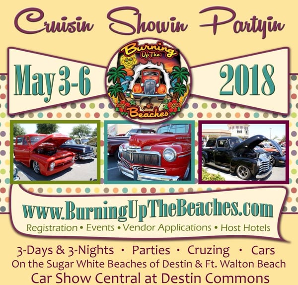 Florida car shows burning up the beaches