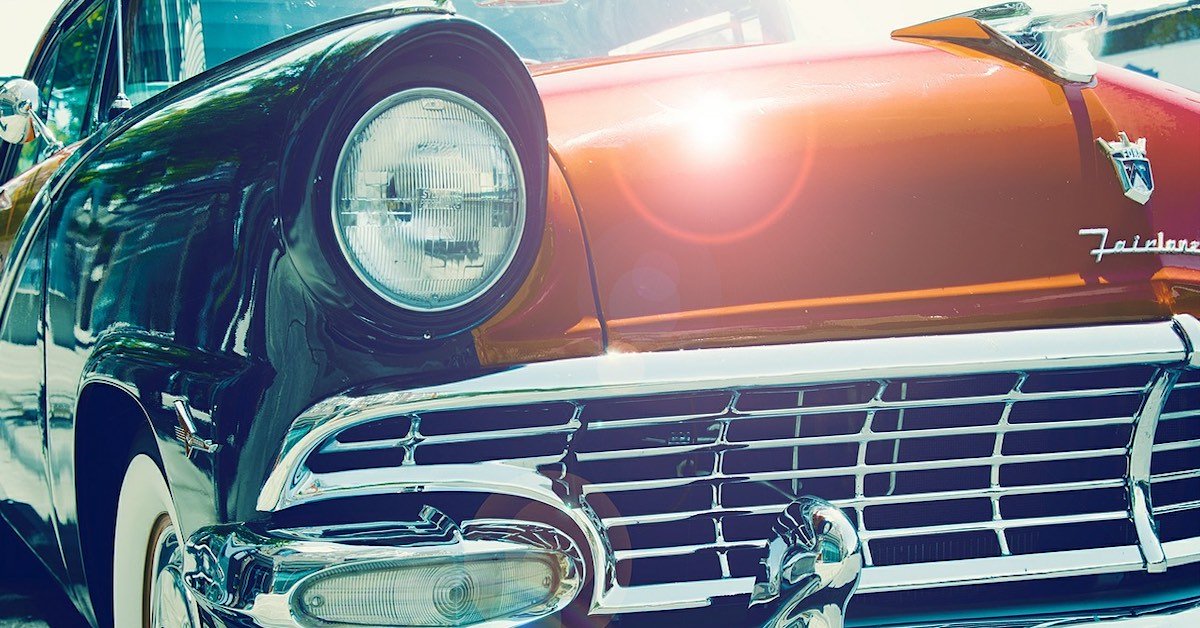 Alberta summer car shows, classic car front