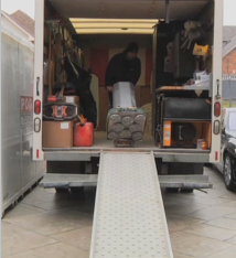 Mobile Work Shop For Repairing Damaged Concrete Floors