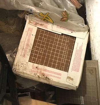 old box of tiles