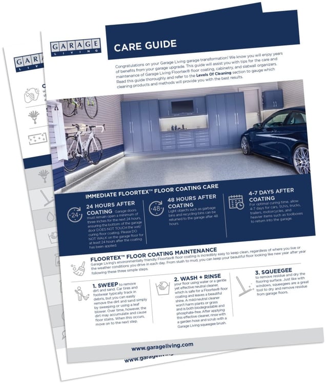 Download Garage Living Care Guide