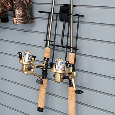 3 Fishing Gear Garage Storage Solutions, Fishing Rod Garage Storage Ideas