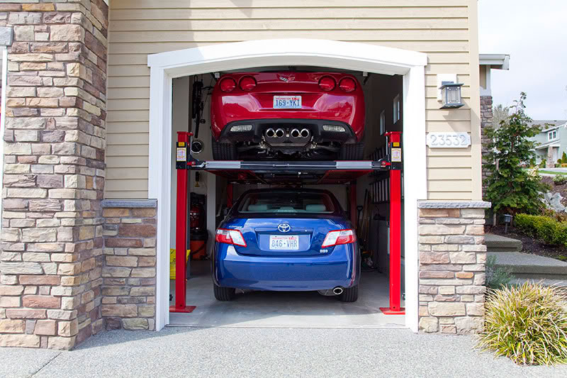 4 Post Car Lift Vs 2 7, How Much Does It Cost To Install A Car Lift In Garage