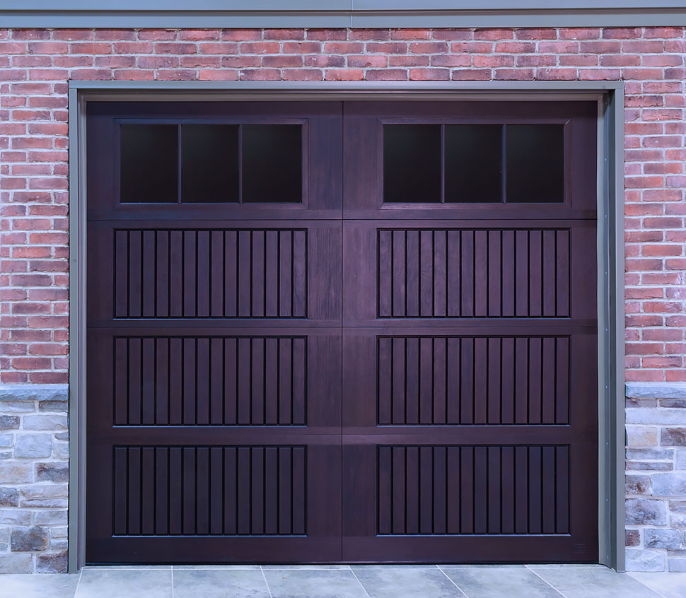 wood-garage-door-green-aluminum-capping