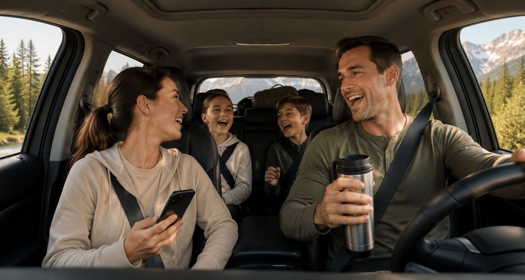 Joyful-Family-Mountain-Road-Trip