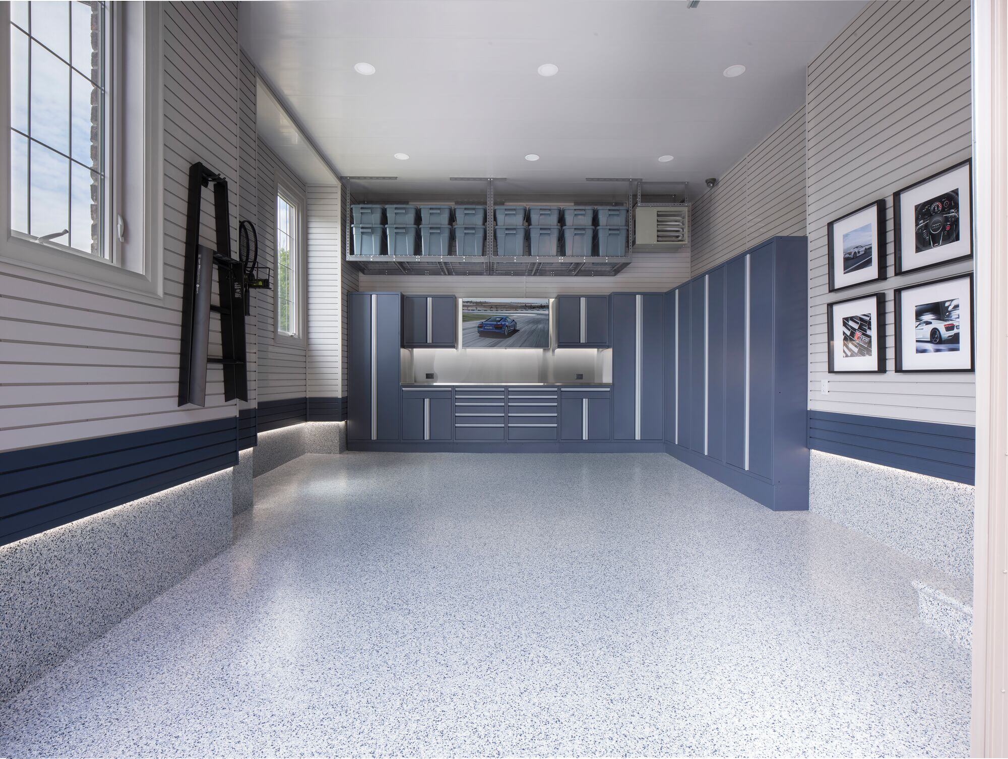 Garage Living - Garage Flooring, Storage, Organization, Makeovers