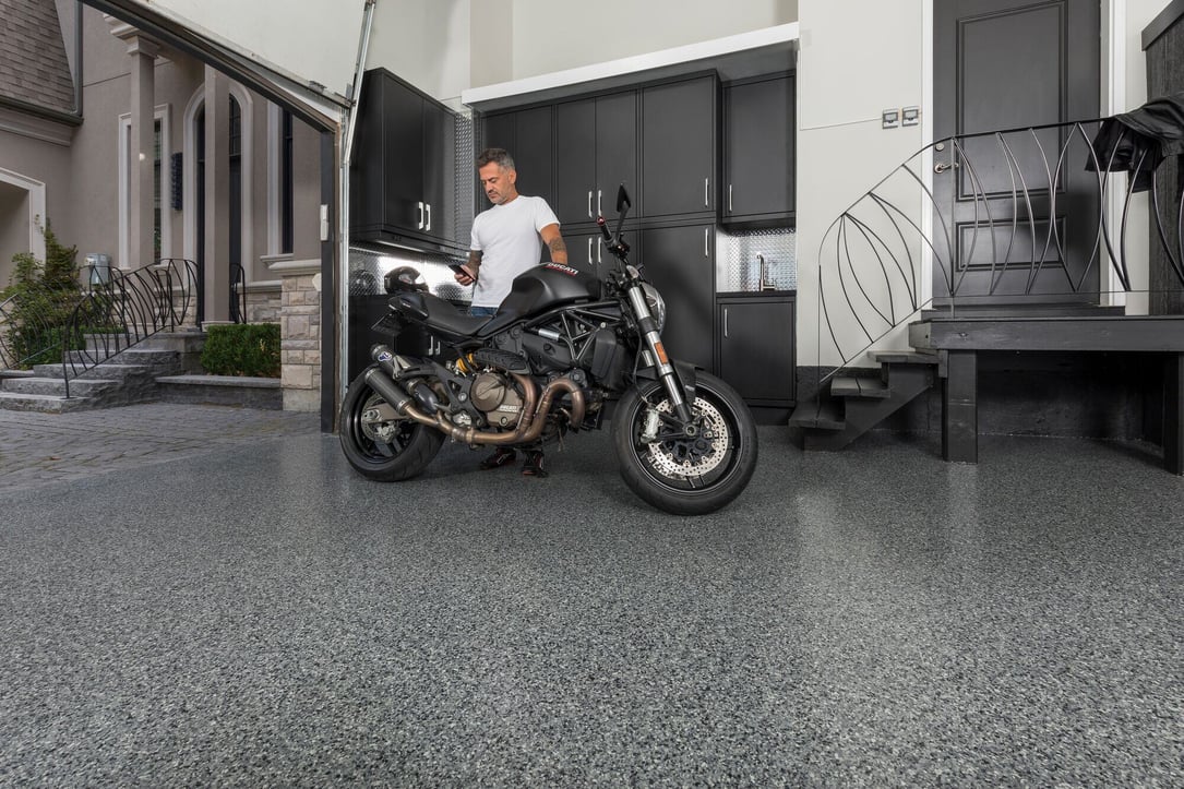 Floortex, garage floor coating system from Garage Living