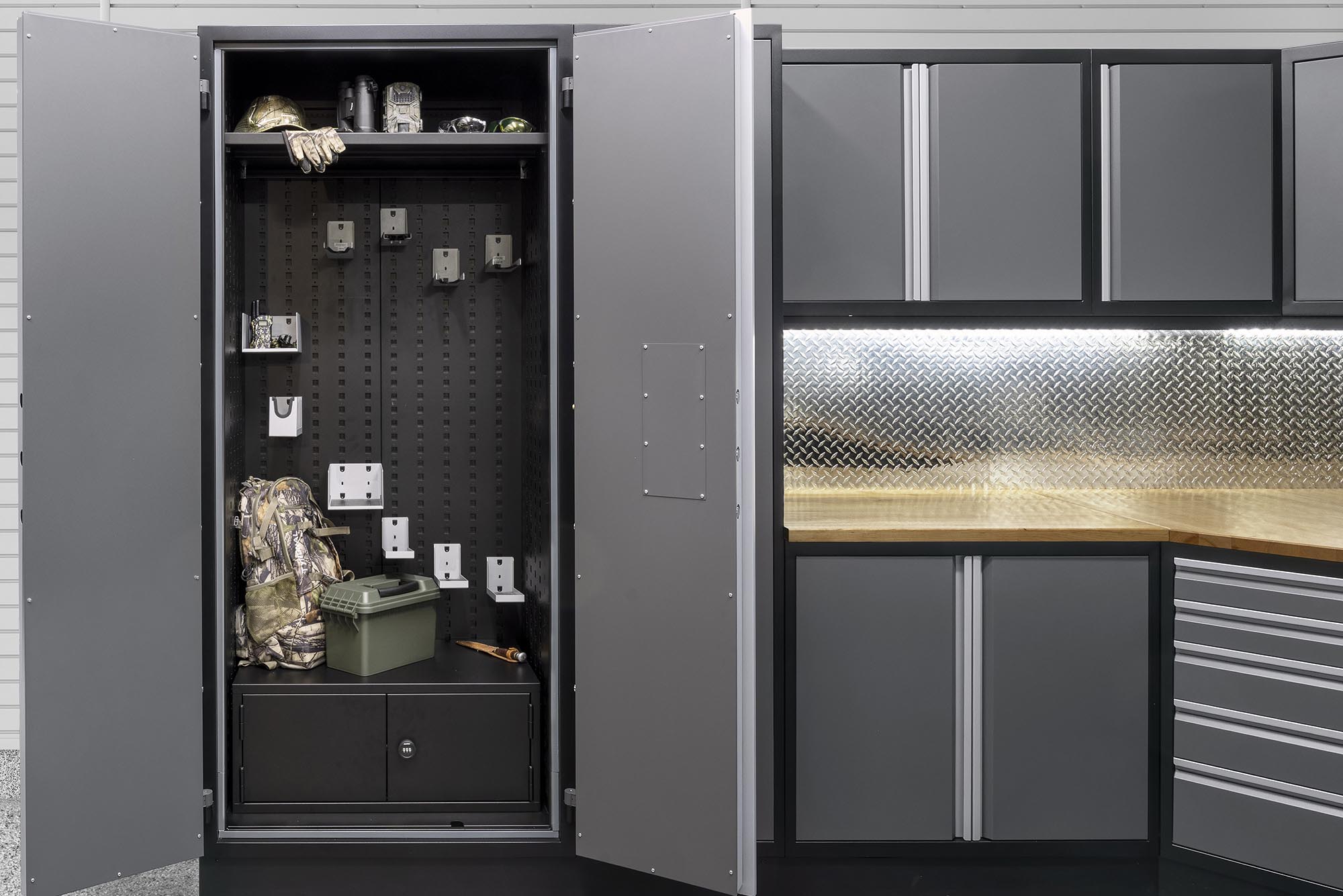 The Vault | Secure Custom Steel Storage Solutions | Garage Living