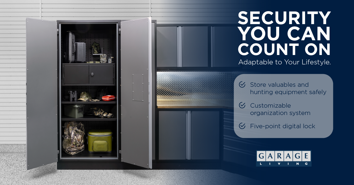 The Vault | Secure Custom Steel Storage Solutions | Garage Living