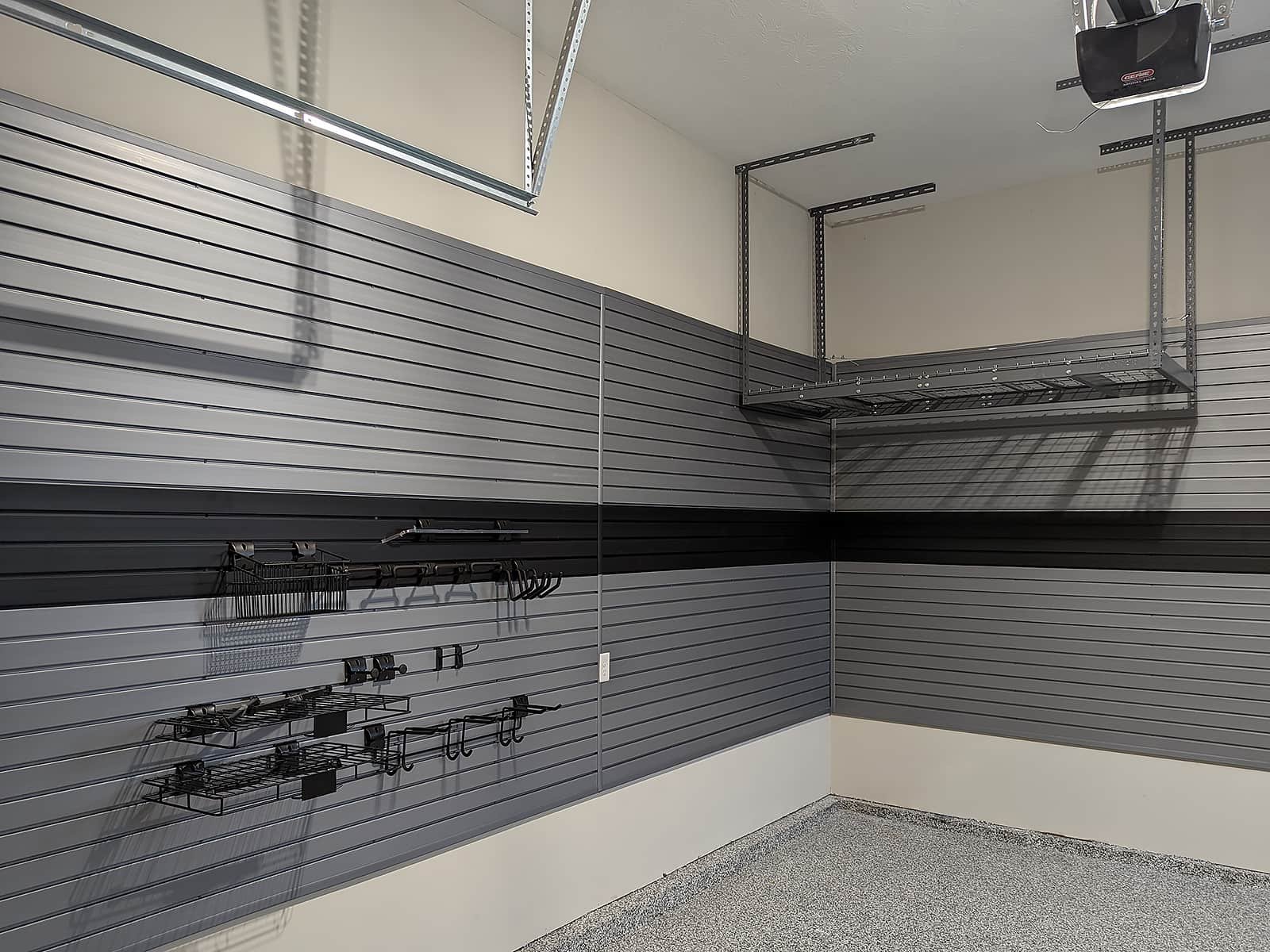 Garage Living Jacksonville remodel slatwall and specialty racks