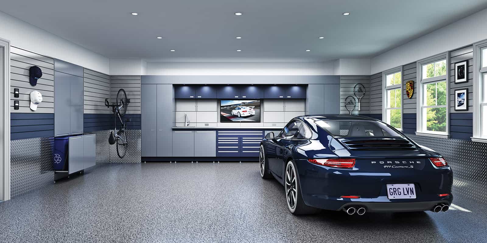hp-2-car-garage-neos-cabinetry-blue-porsche-911-lrg