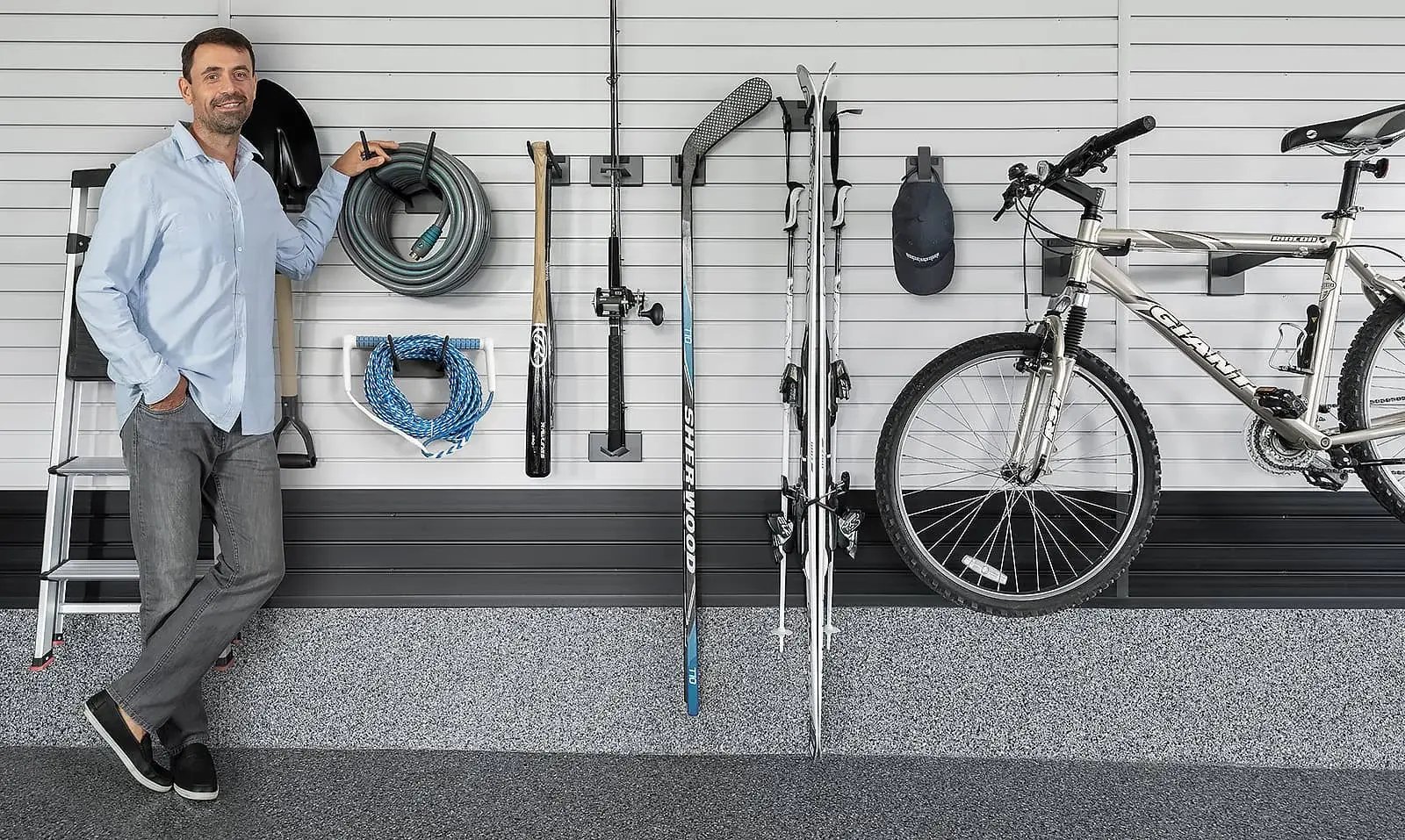 LINEA Slatwall accessories by Garage Living