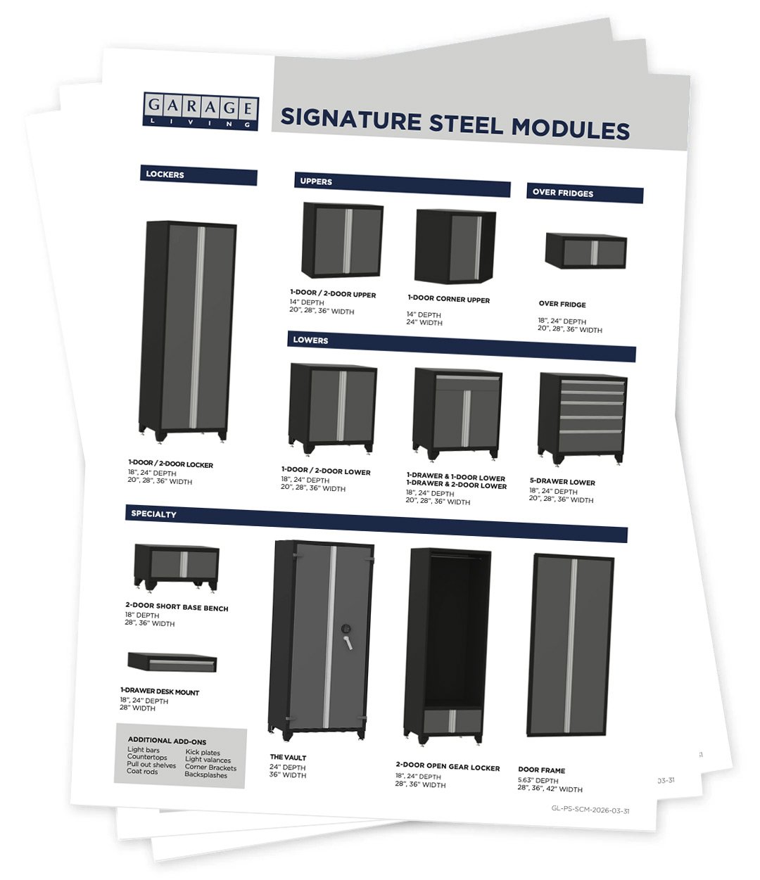 Signature Cabinetry Modules Brochure by Garage Living