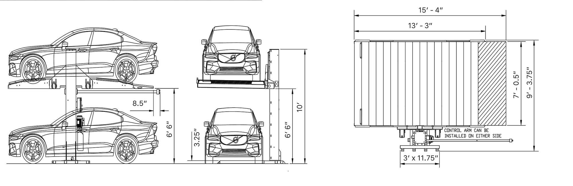single post car lift - Garage Living