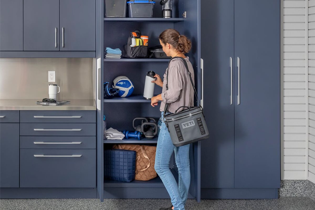 Garage Living's cabinets bring both functionality and sophistication to your garage