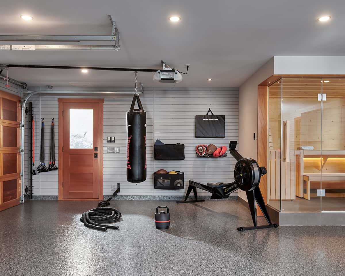 workout-room-sauna-garage-living