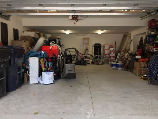 Custom Steel Cabinetry System - Garage Living Makeover