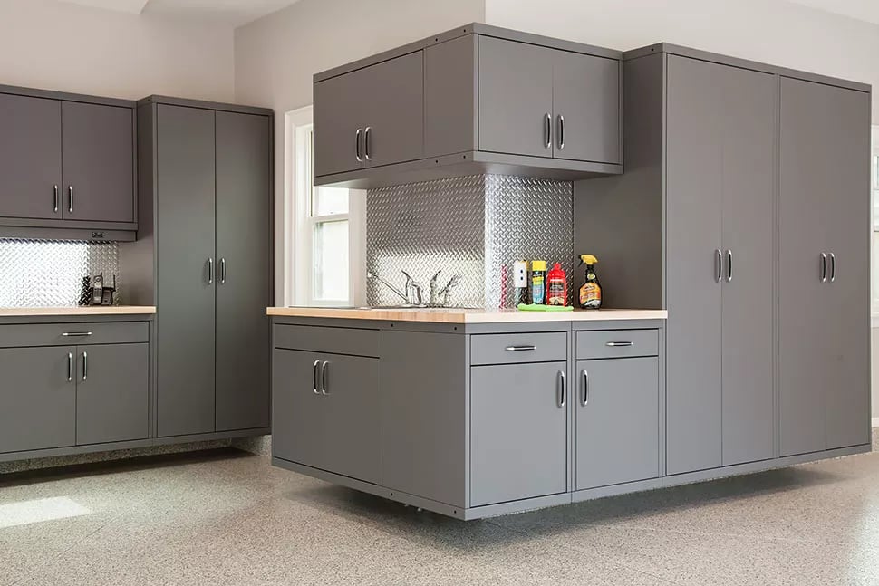 Cabinetry Custom Steel by Garage Living 