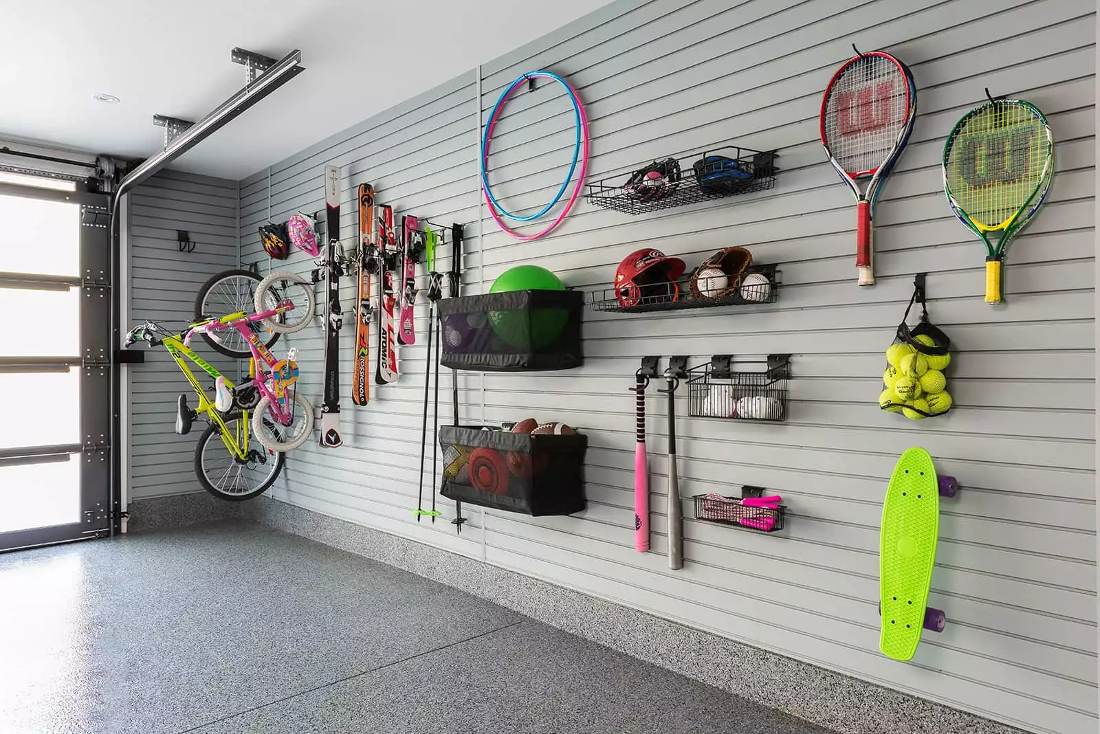Slatwall Panel Garage Storage