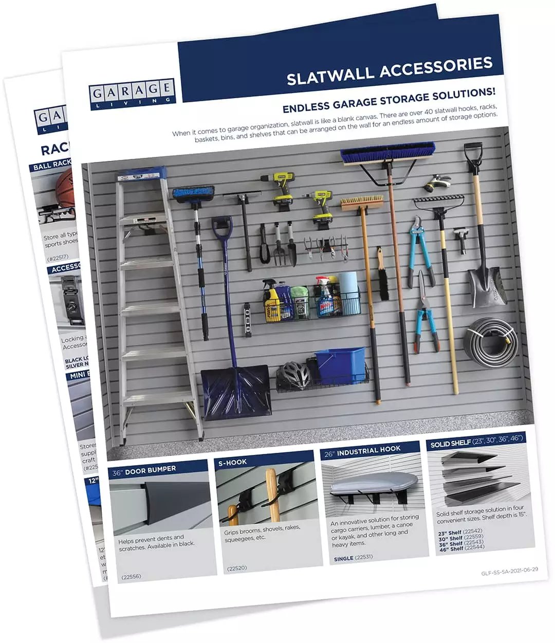 ATOOLA Slatwall Hooks, Garage Slatwall Accessories, Multi Size Slatwall  Hooks and Hangers, 14Pack