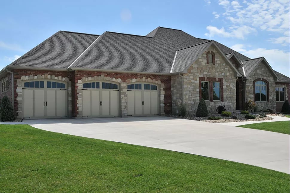 Steel garage door - Garage Living