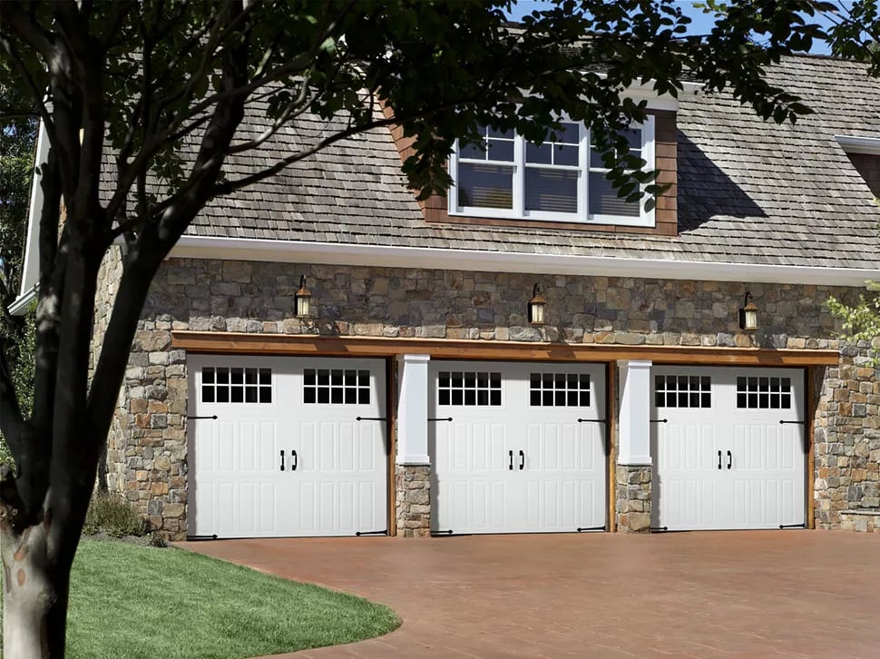 Steel garage door - Garage Living