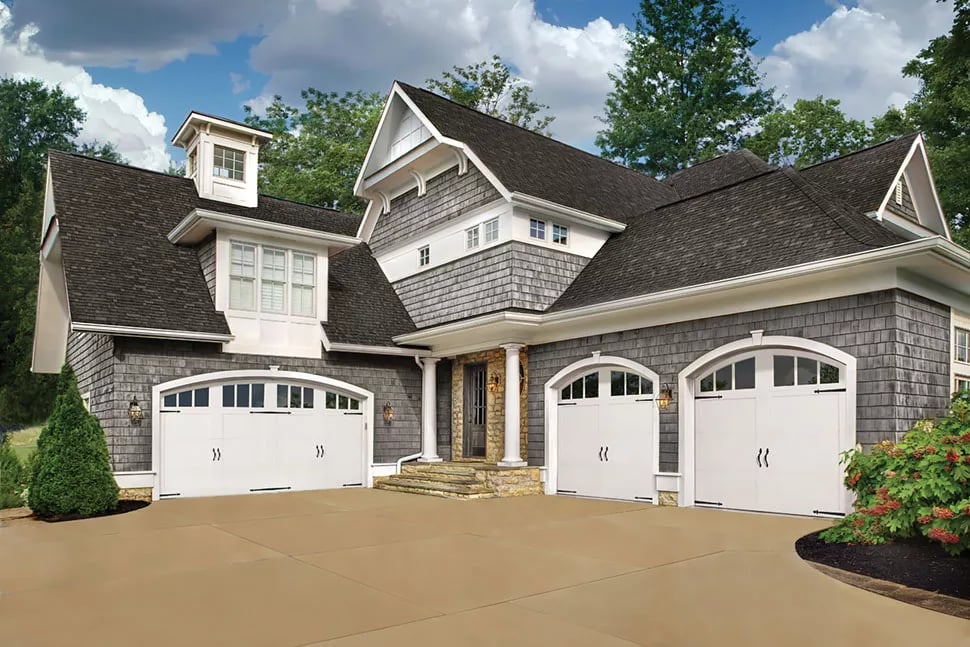 Steel garage door - Garage Living