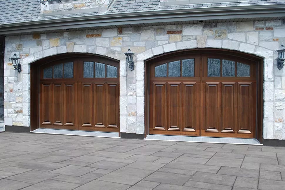 Wood garage doors - Garage Living