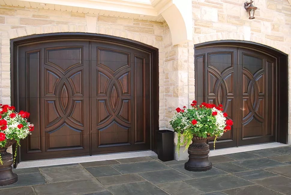 Wood garage doors - Garage Living