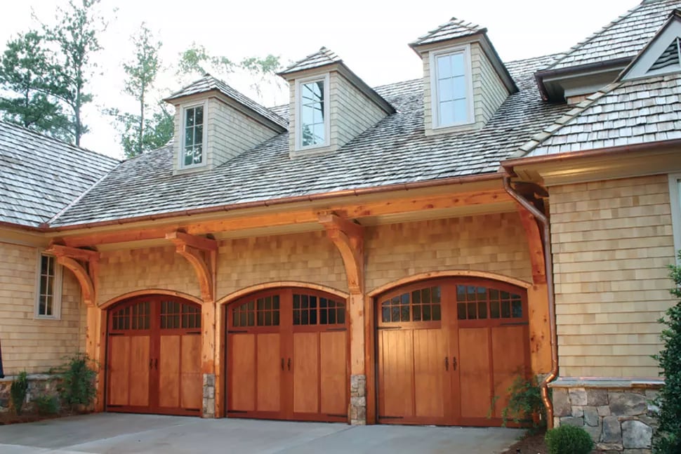 Wood garage doors - Garage Living