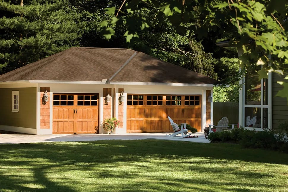 Wood garage doors - Garage Living