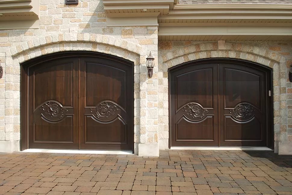 Wood garage doors - Garage Living