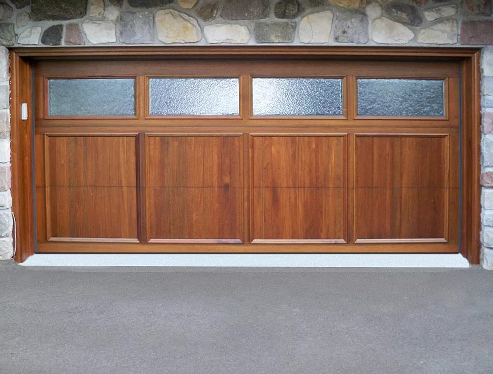 Wood garage doors - Garage Living