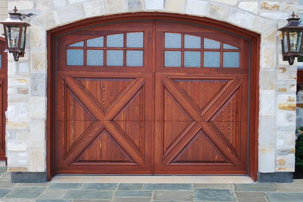 Wood garage doors - Garage Living