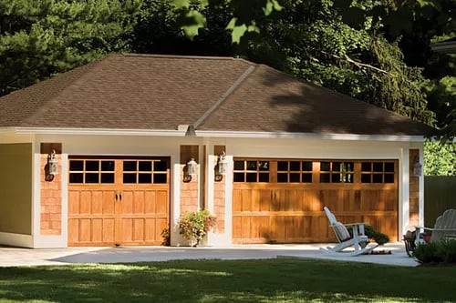 Wood doors - Garage Living