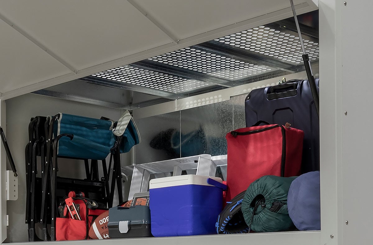 88 cubic feet of storage space - The Parking Locker by Garage Living