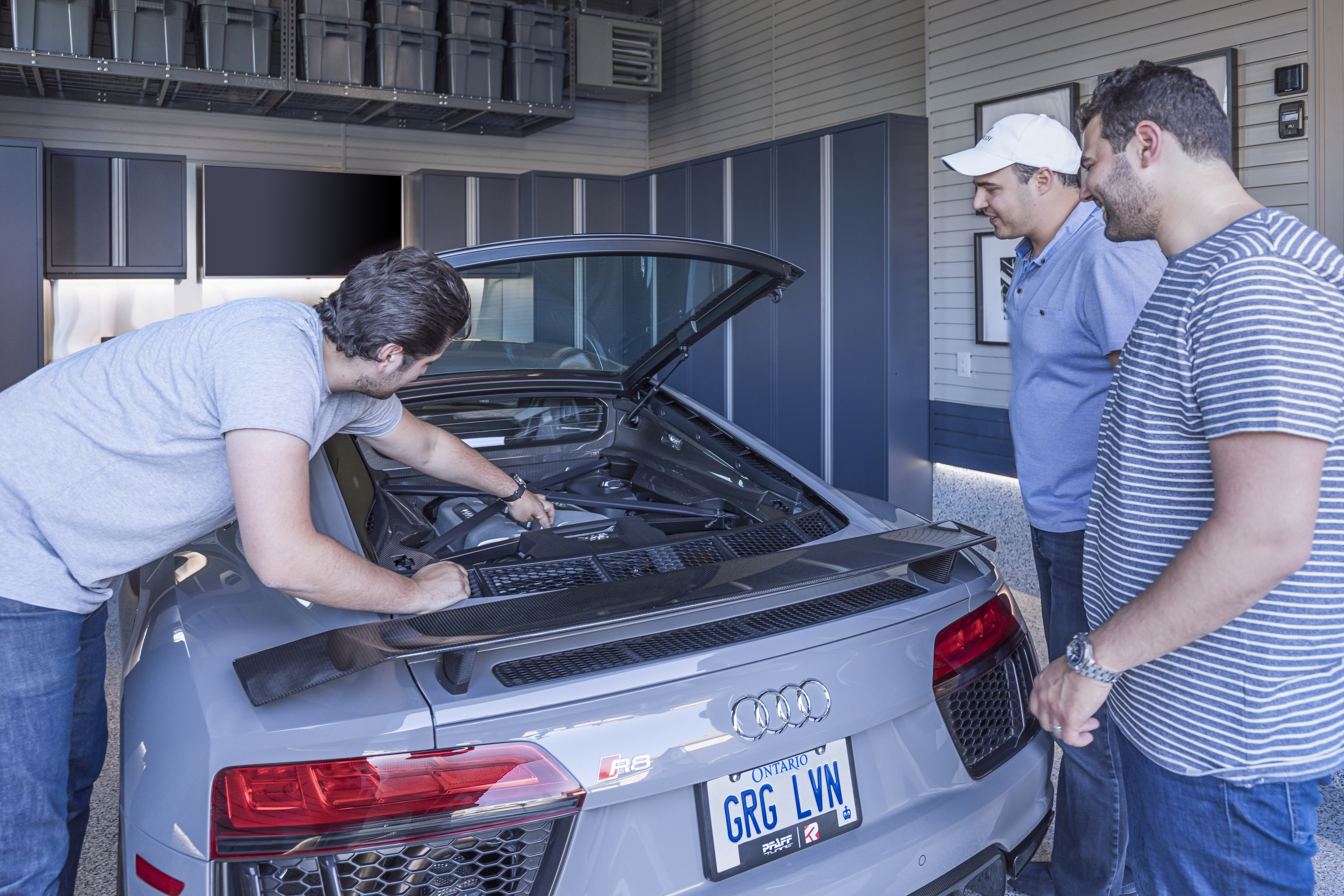 Audi Car enthusiasm in the garage with Garage Living