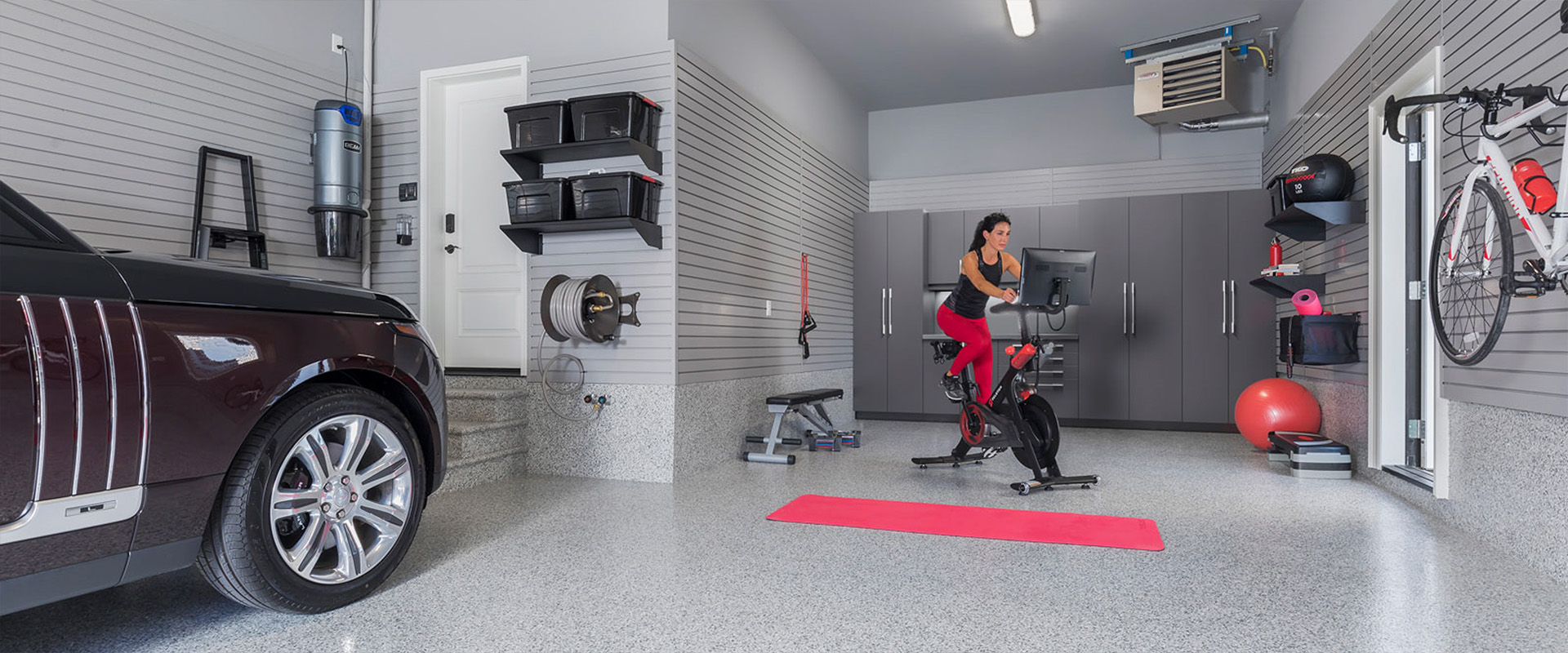 Fitness Room Garage Gallery | Garage Living