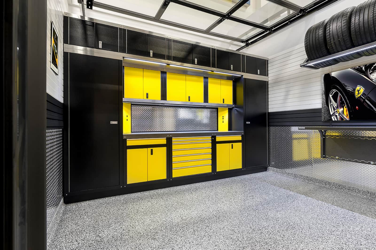 gl_rally-garage_cabinetry_black_yellow_angled
